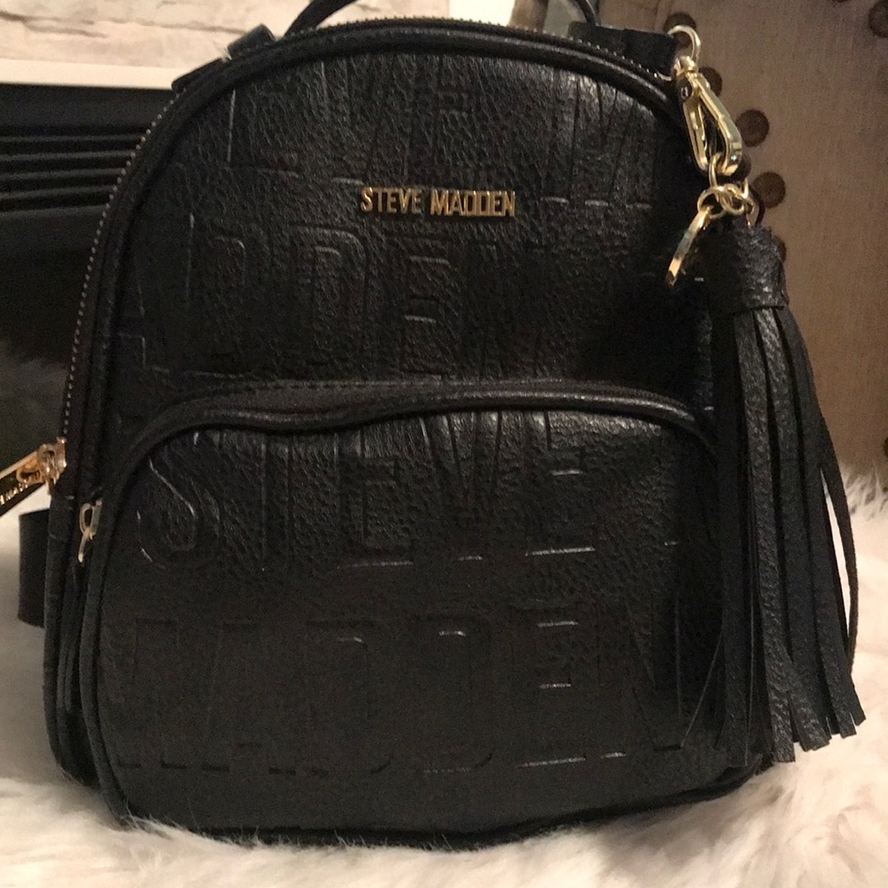Steve Madden logo backpack